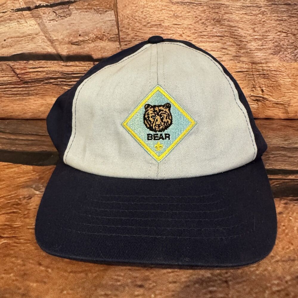 Official Boy Scouts Cub Scout Bear Rank Baseball Hat Cap Uniform 2018 S/M